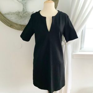 EVERLANE The Ponte Short-Sleeve Dress Black NWOT